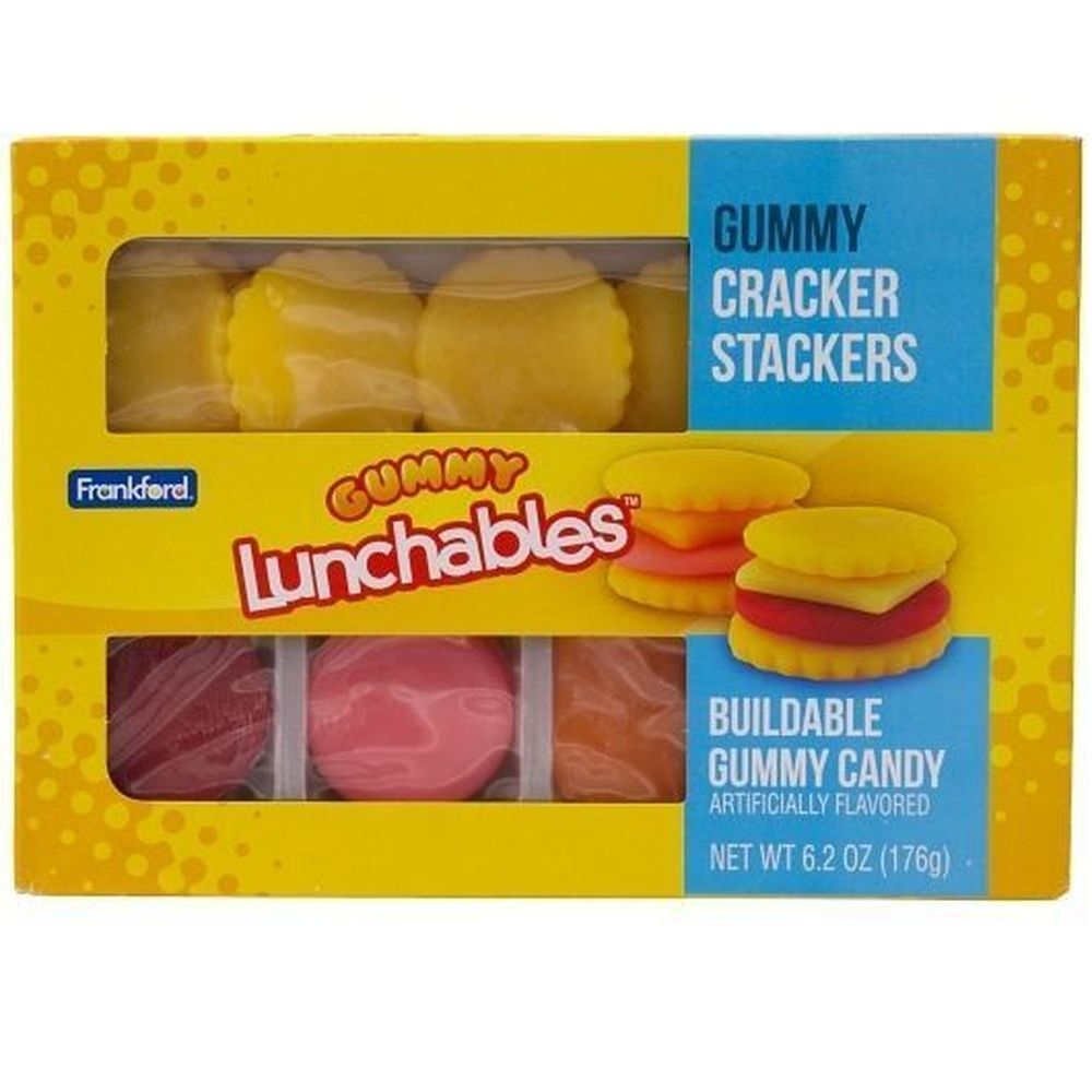 Frankford Kraft Lunchables Cracker Stacker Gummy Candy, 6.2 Ounce Box -- 20 per case