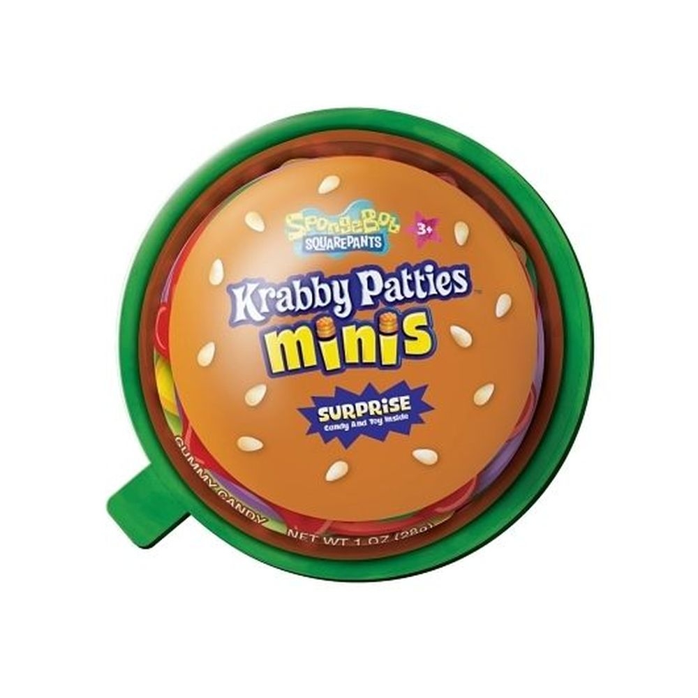 Frankford Krabby Patties Mini Surprise Gummy Candy, 1 Ounce -- 72 per case