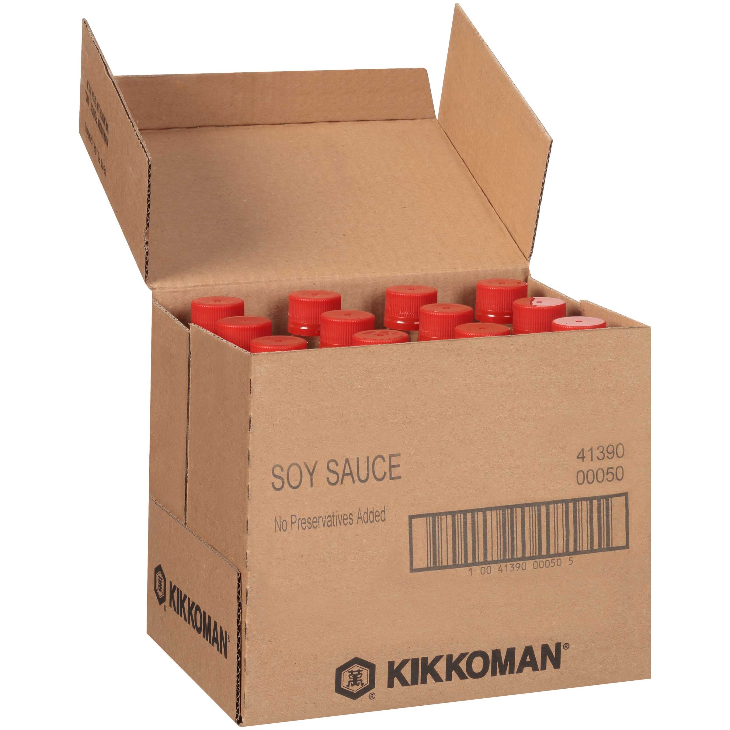 Kikkoman Soy Sauce, 5 Fluid Ounce -- 12 per case.