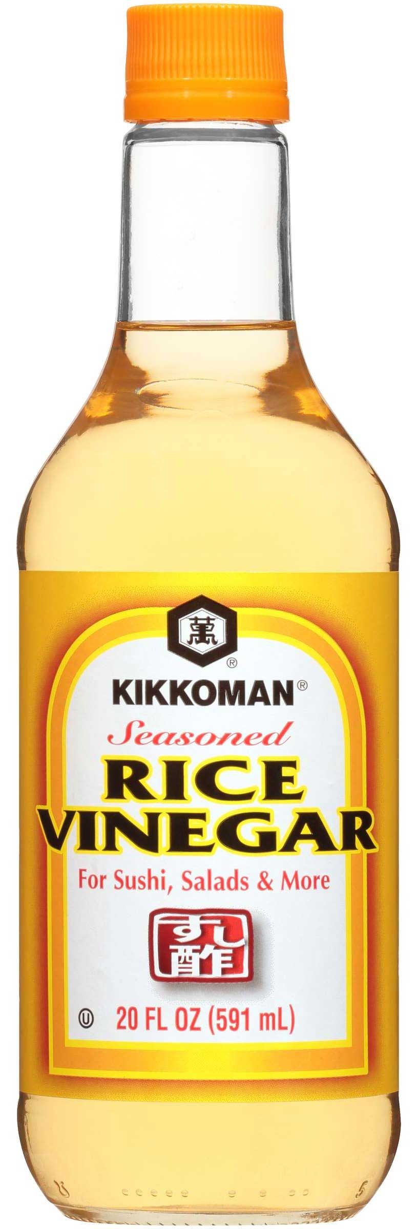 Kikkoman Seasoned Rice Vinegar, 12 Fluid Ounce -- 12 per case