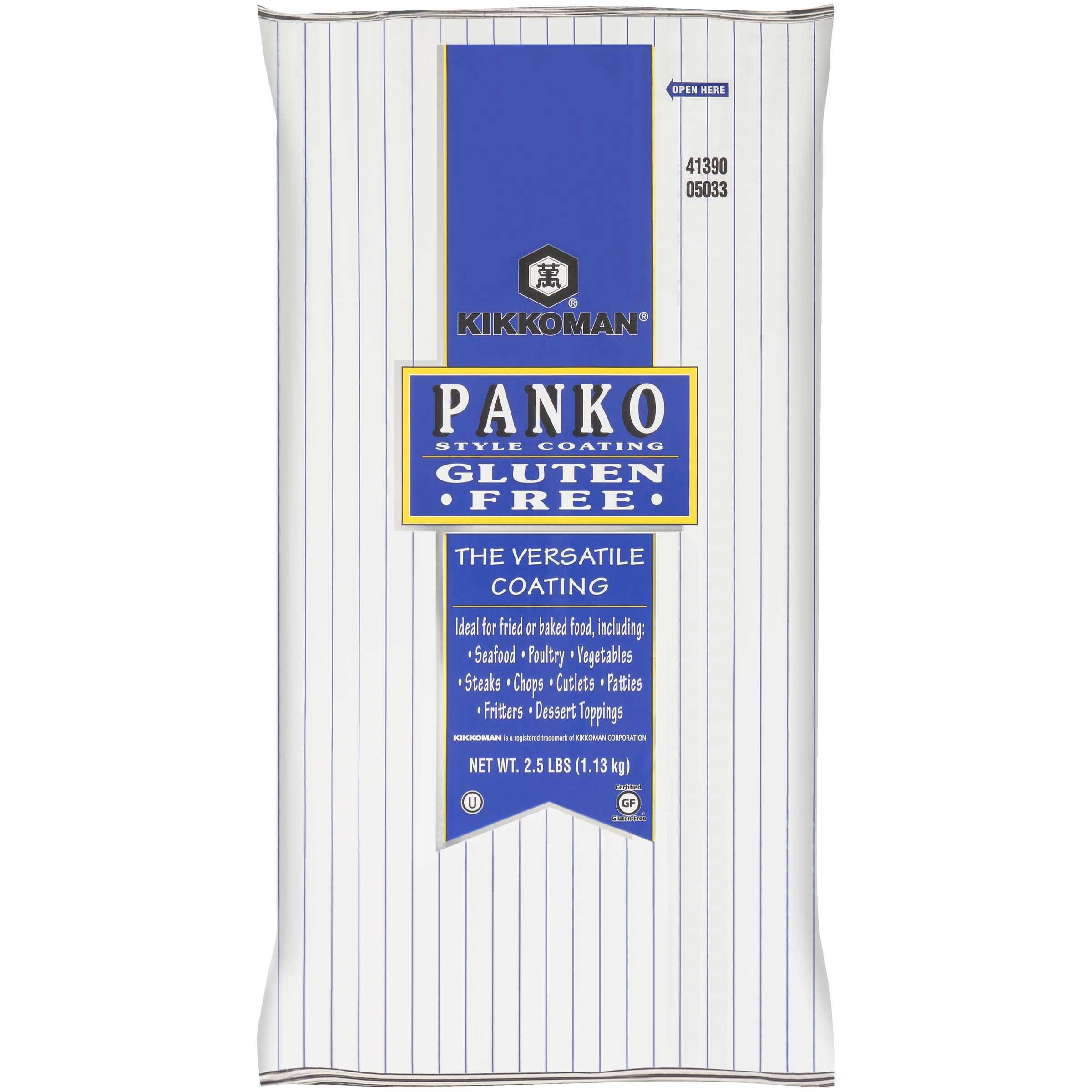 Kikkoman Gluten Free Panko Style Coating, 2.5 Pound