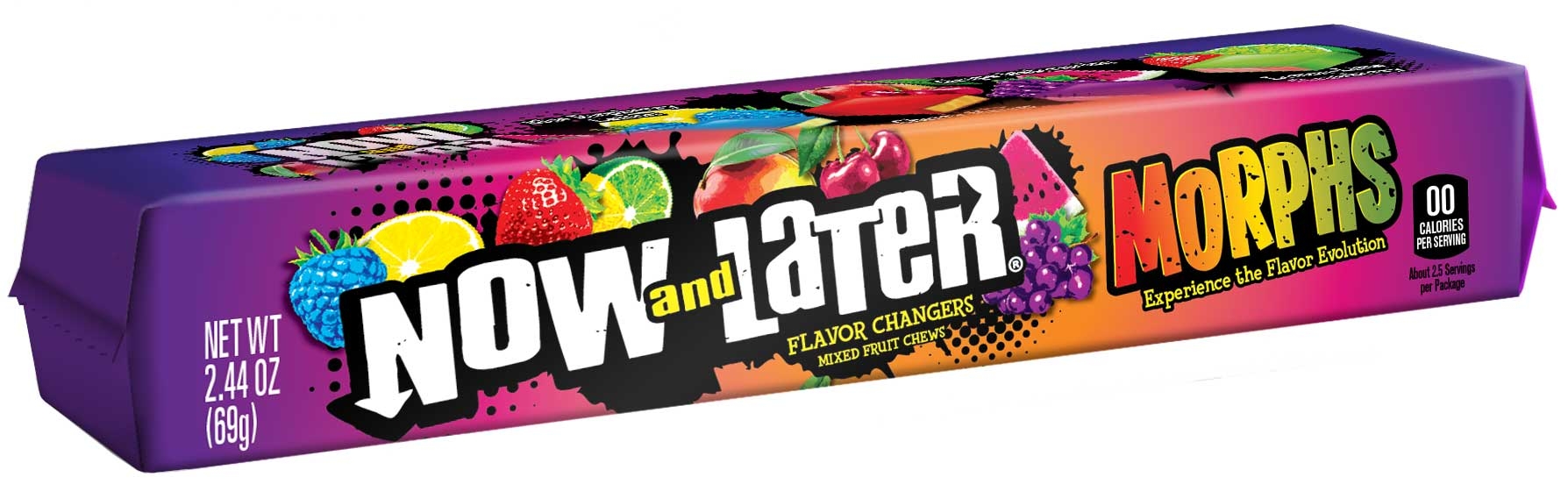 Now and Later Morphs Candy, 2.44 Ounce -- 12 per case