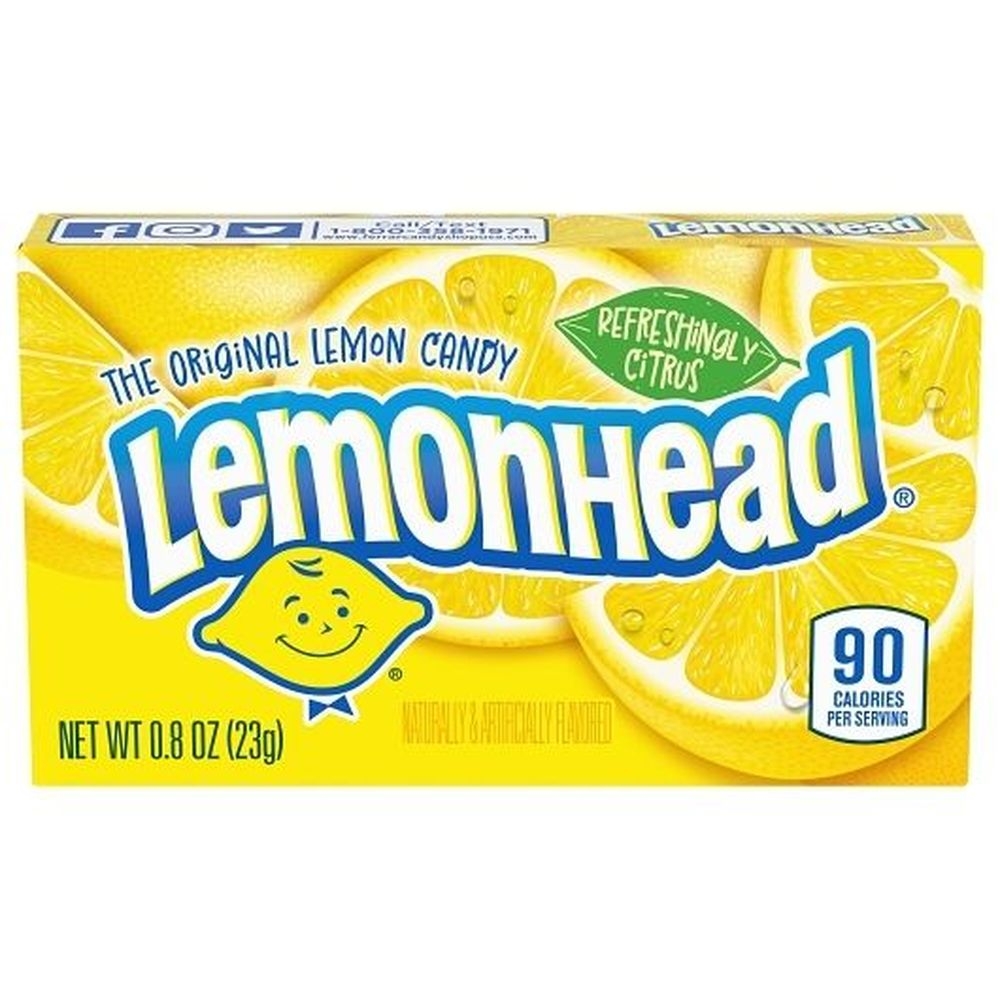 Lemonhead Pre-Priced Hard Candy, 0.8 Ounce -- 288 per case.