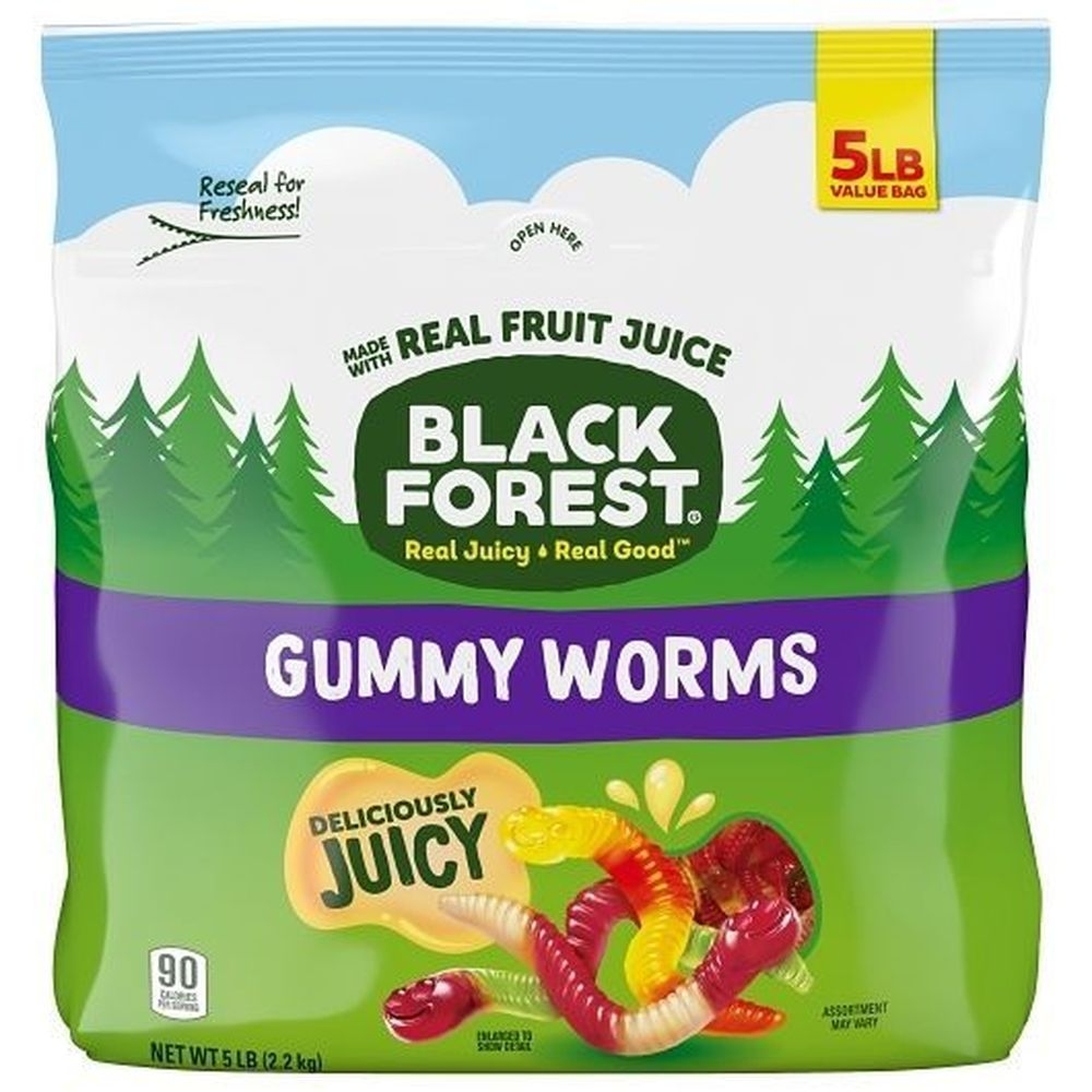 Black Forest Gummy Worms, 80 Ounce -- 6 per case