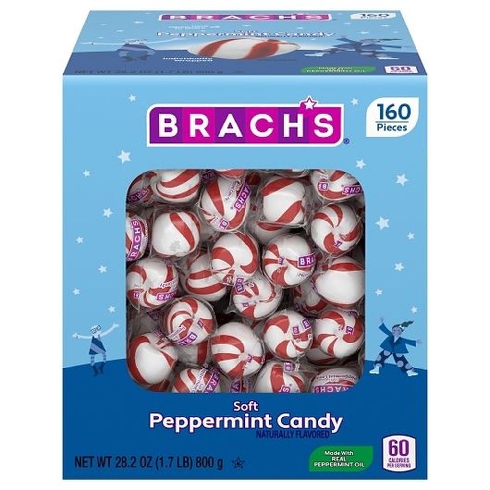 Brachs Soft Peppermint Candy, 28.2 Ounce -- 12 per case