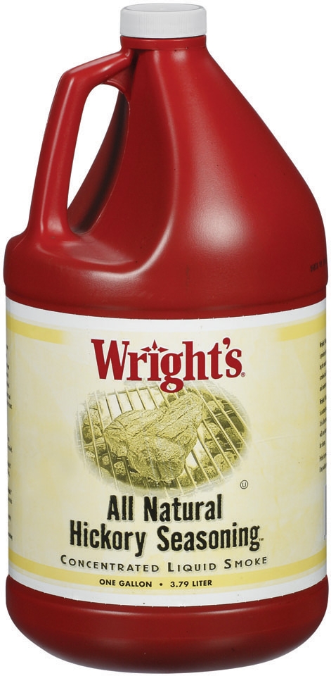 Wrights Hickory Flavored Liquid Smoke, 4 Gal. bottle -- 4 per case