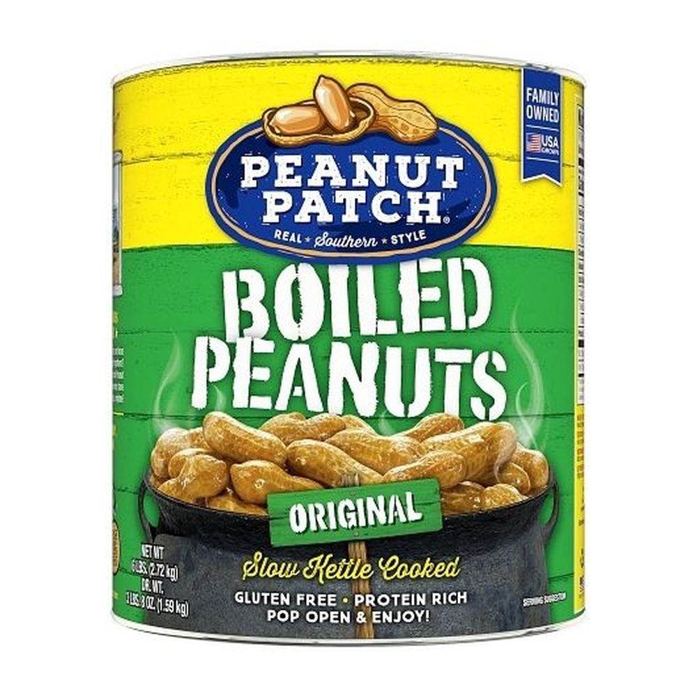 Peanut Patch Original Boiled Peanuts, 6 Pound - 6 per case