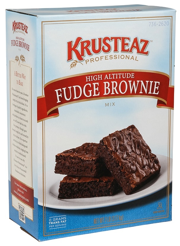 Krusteaz Professional High Altitude Fudge Brownie Mix, 7 Pound -- 6 per case