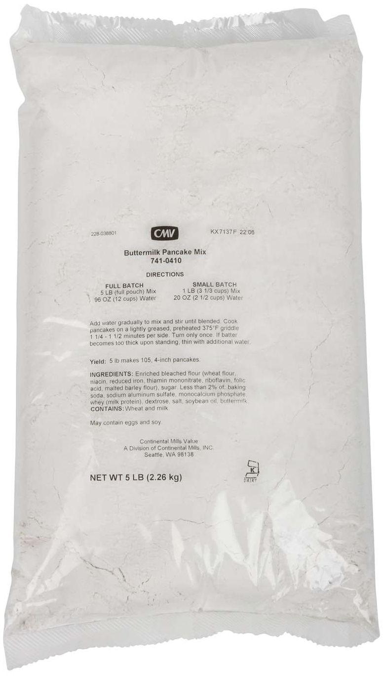 Continental Mills Buttermilk Pancake Mix, 5 Pound -- 6 per case