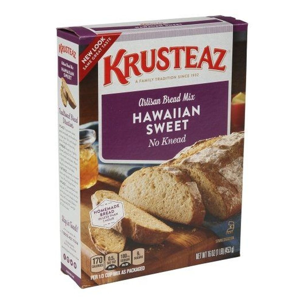 Krusteaz Hawaiian Sweet Bread Mix, 16 Ounce -- 12 per case