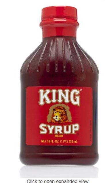 Golden King Syrup, 16 Ounce -- 12 per case.