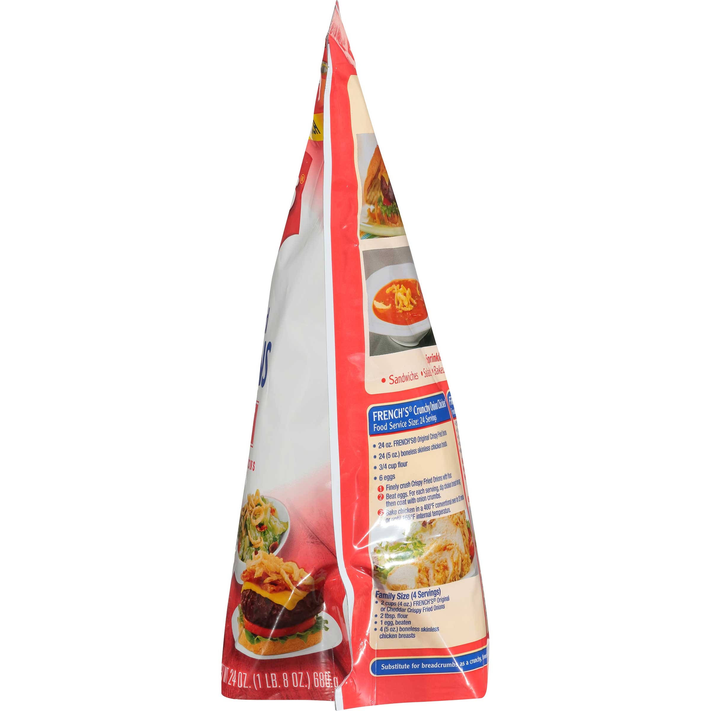 Frenchs French Fried Onion - 24 oz. package, 6 per case