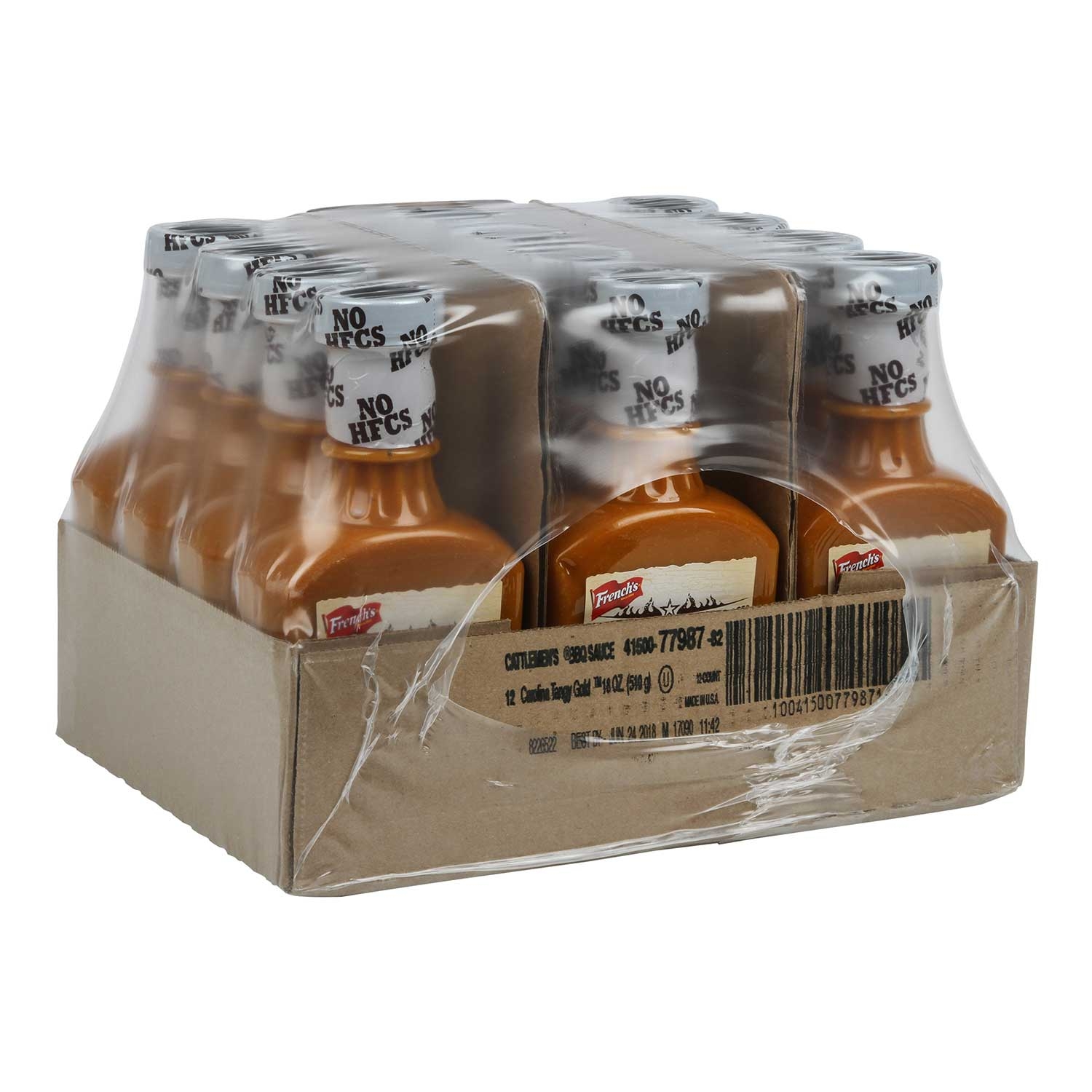 Frenchs Cattlemens Gold Barbecue Sauce, 18 Ounce -- 12 per case.