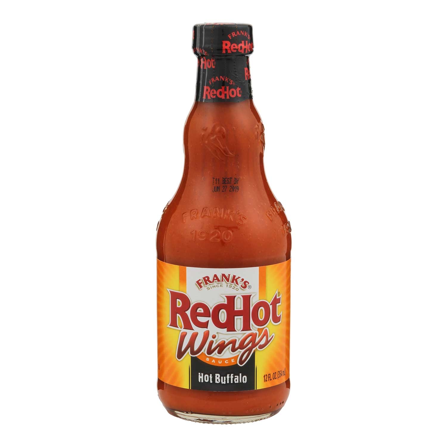 Reckitt Benckiser Franks RedHot Hot Buffalo Wing Sauce, 12 Ounce -- 12 per case.