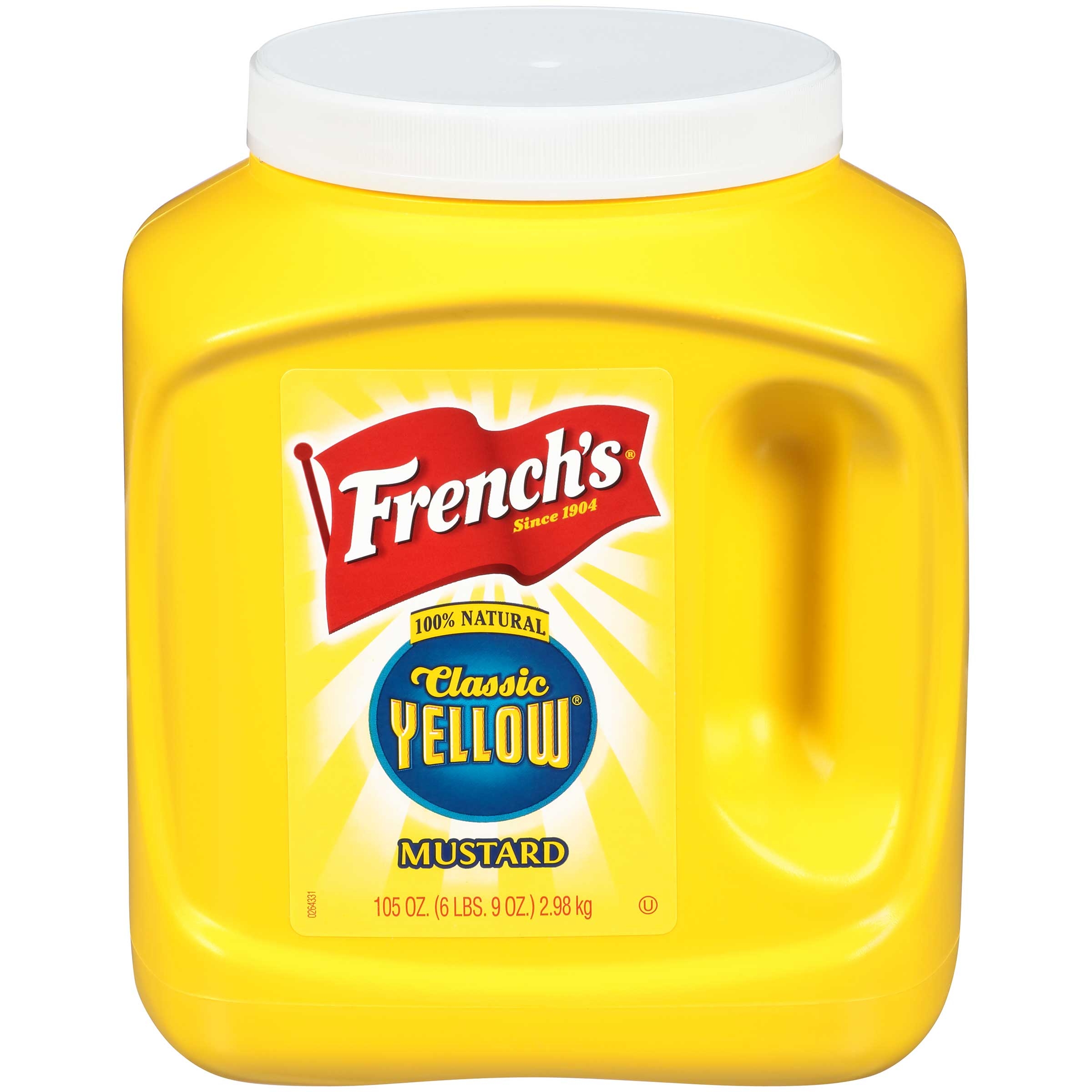 Frenchs Yellow Mustard, 105 Ounce -- 4 per case.