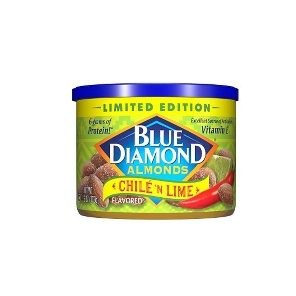 Blue Diamond Limited Edition Chile N Lime Flavored Almonds, 6 Ounce -- 12 per case