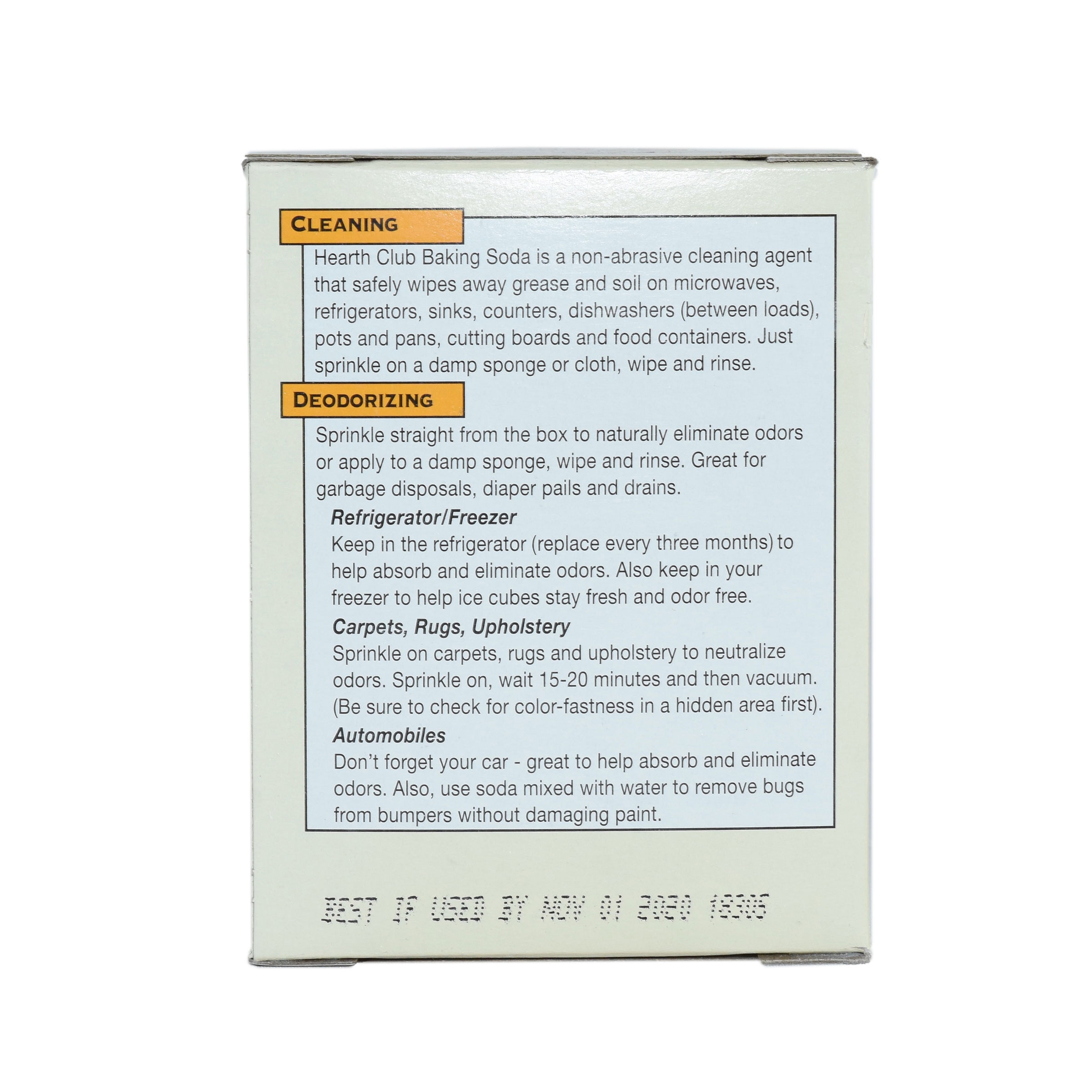 Clabber Girl Hearth Club Baking Soda, 1 Pound -- 24 per case.