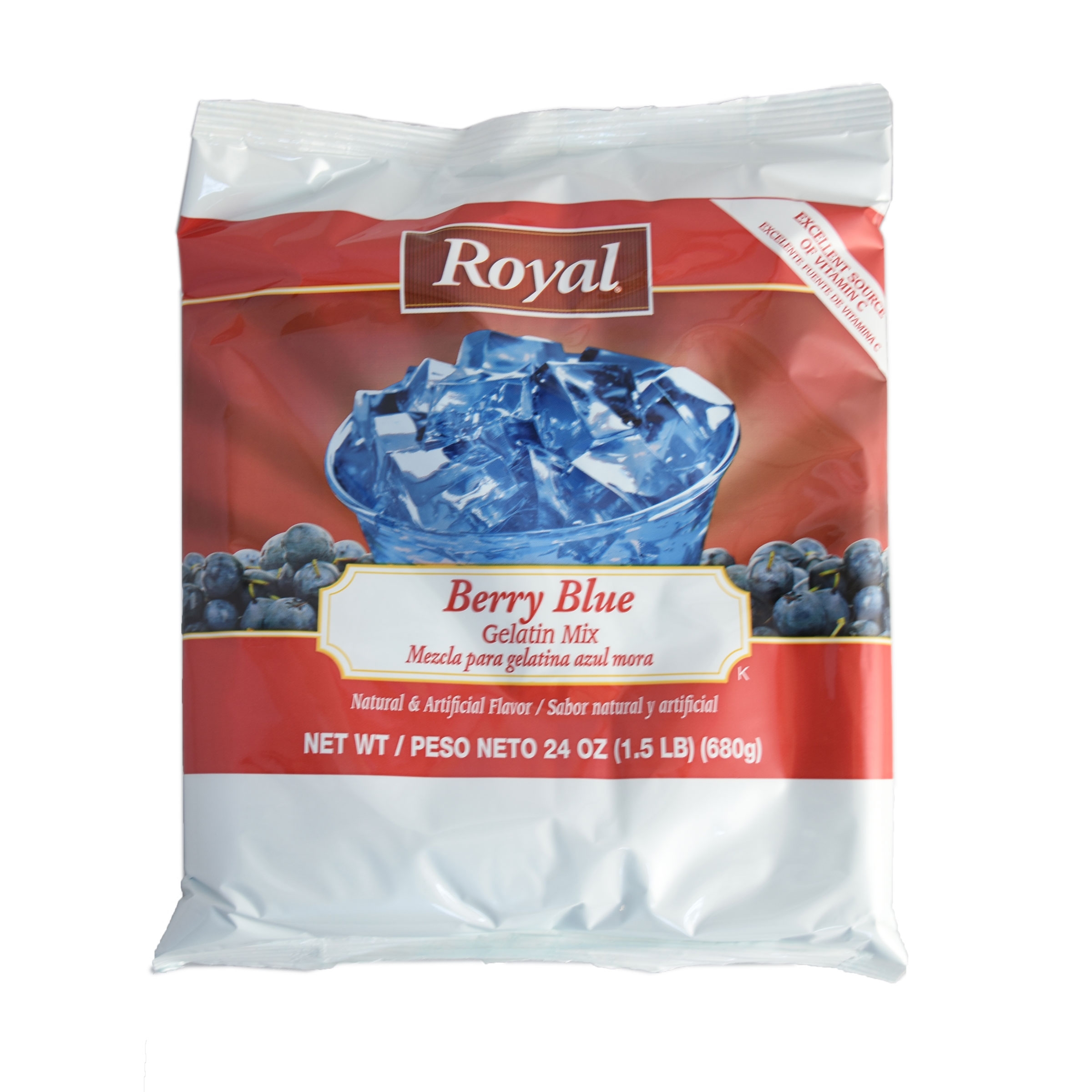 Royal Berry Blue Gelatin, 24 Ounce