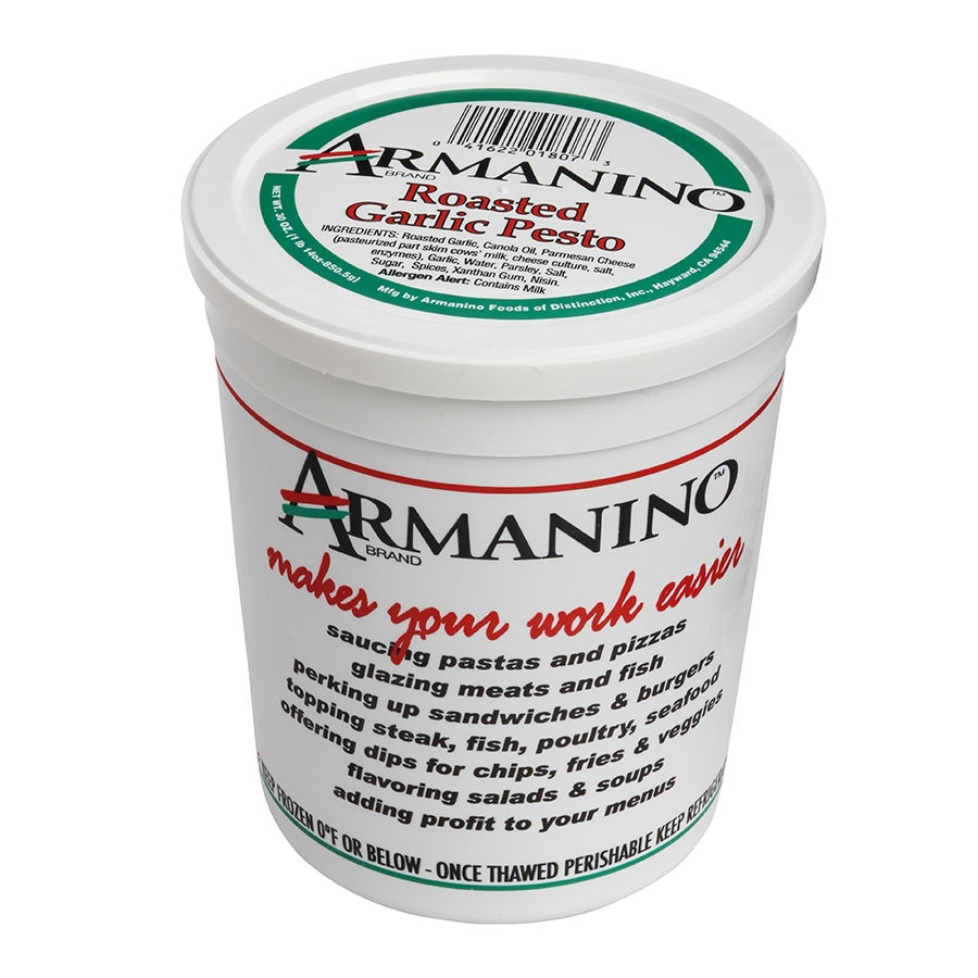 Armanino Roasted Garlic Pesto, 30 Ounce -- 3 per case.