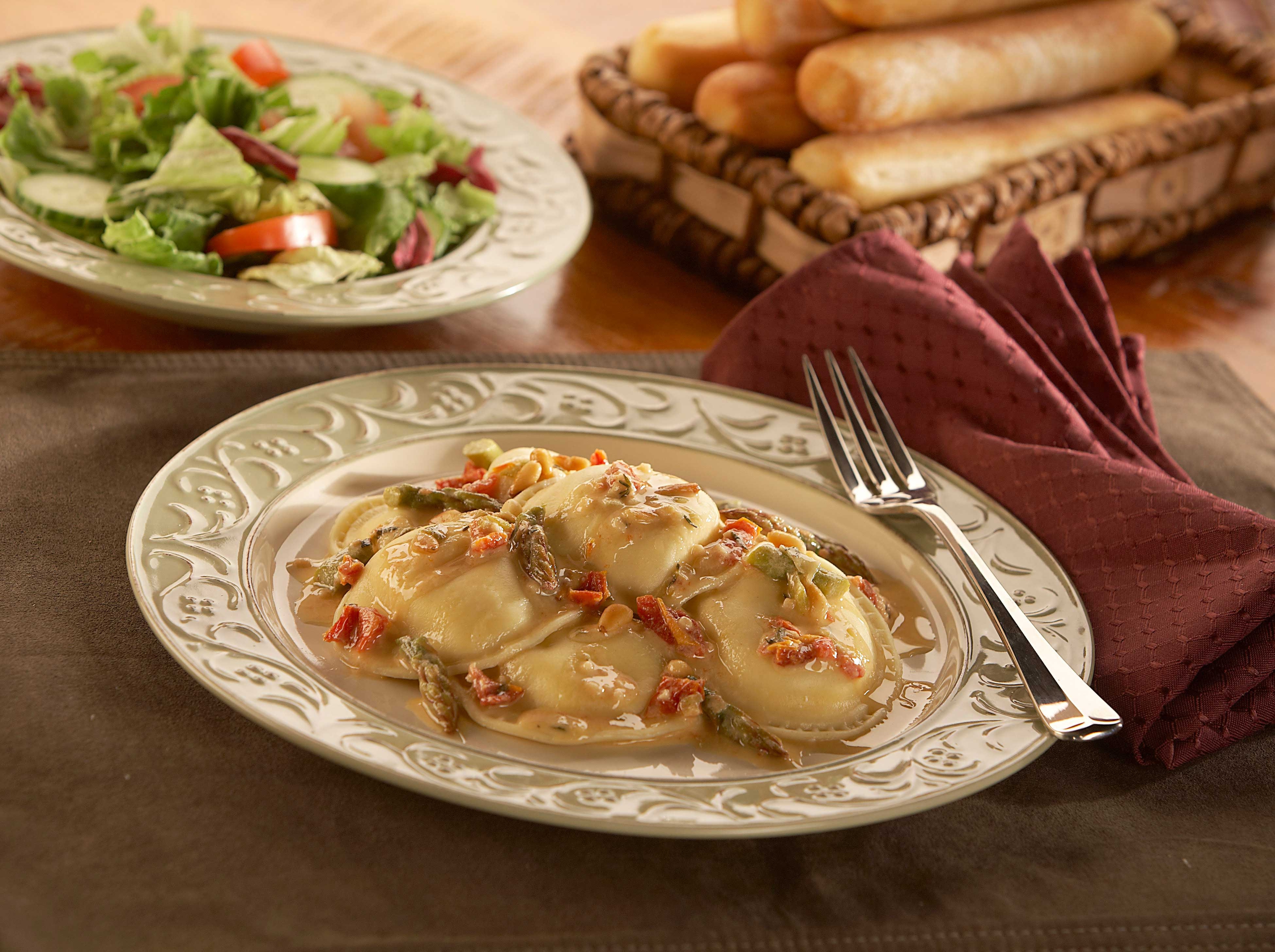 Rosina Food Pre Cooked Large Round Cheese Ravioli Pasta, 12 Ounce -- 18 per case.