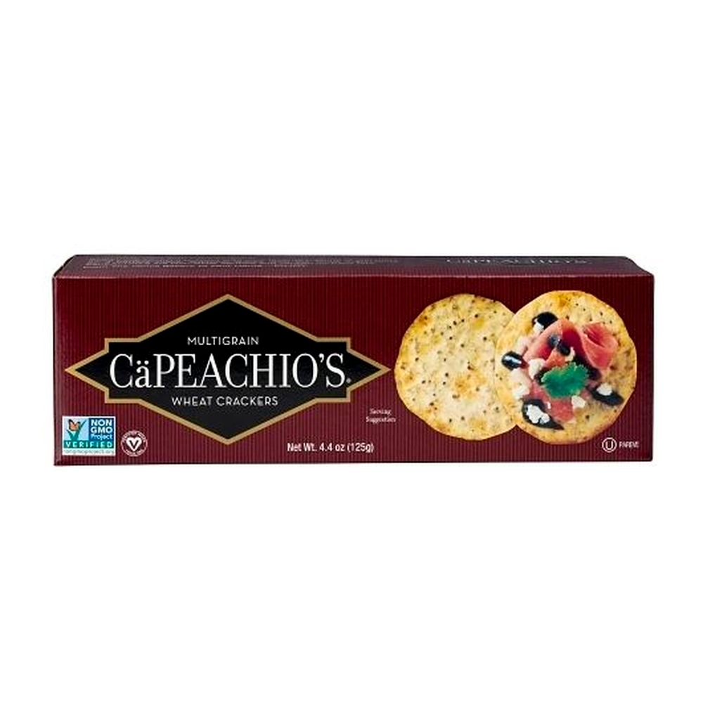 Capeachios Multigrain Wheat Crackers, 4.4 Ounce - 12 per case
