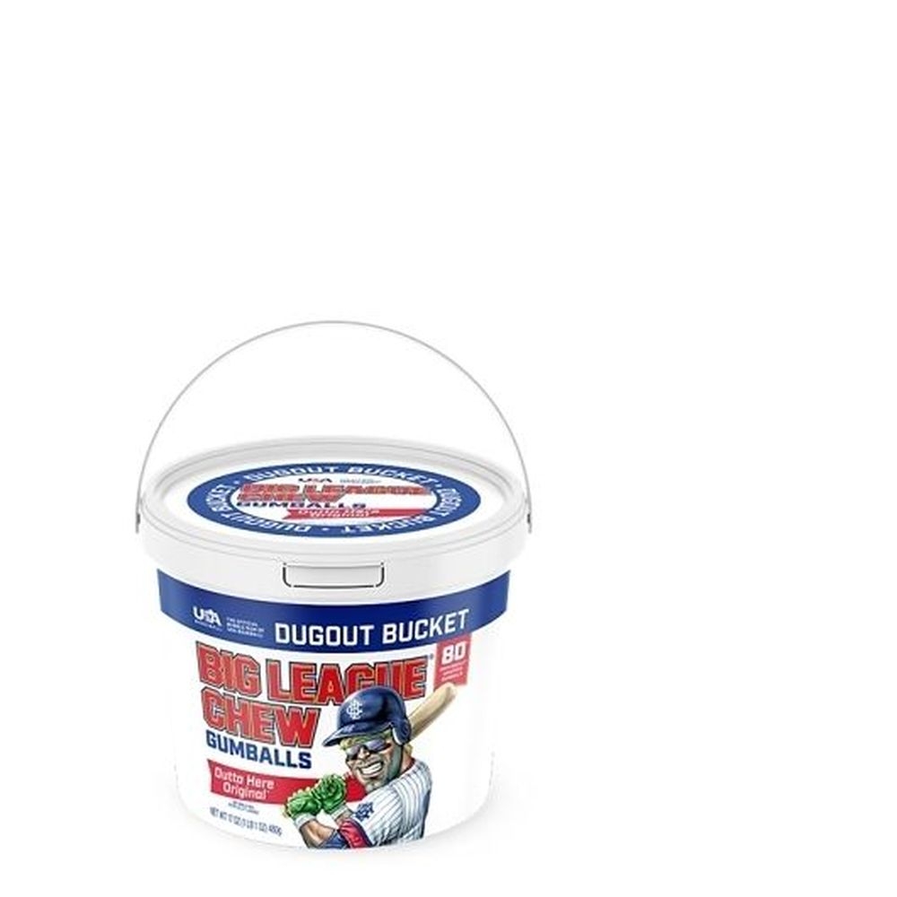 Big League Chew Bubble Gumballs, 14.1 Ounce -- 6 per case