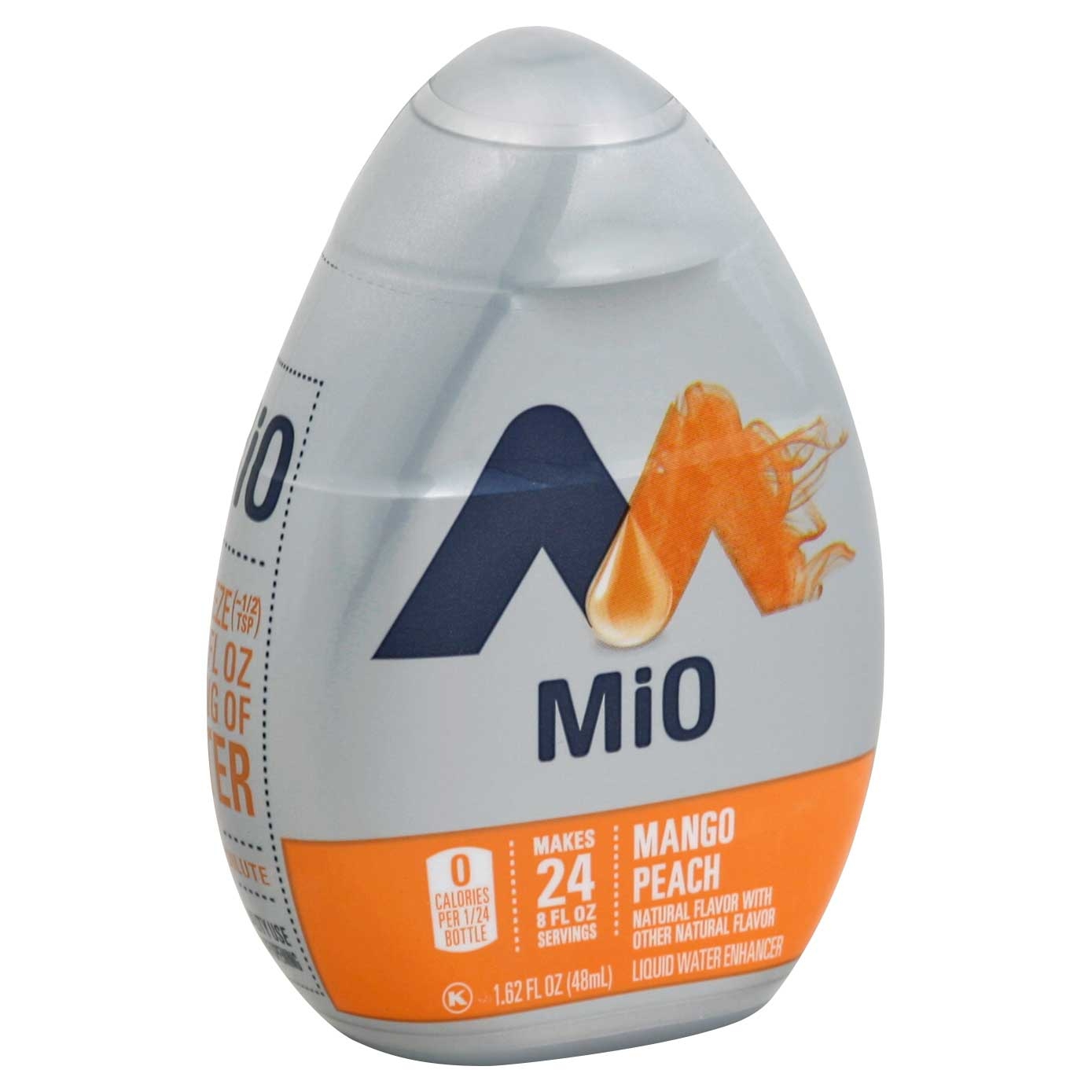 Mio Mango Peach Liquid Water Enhancer, 1.62 Fluid Ounce Bottle -- 12 per case.
