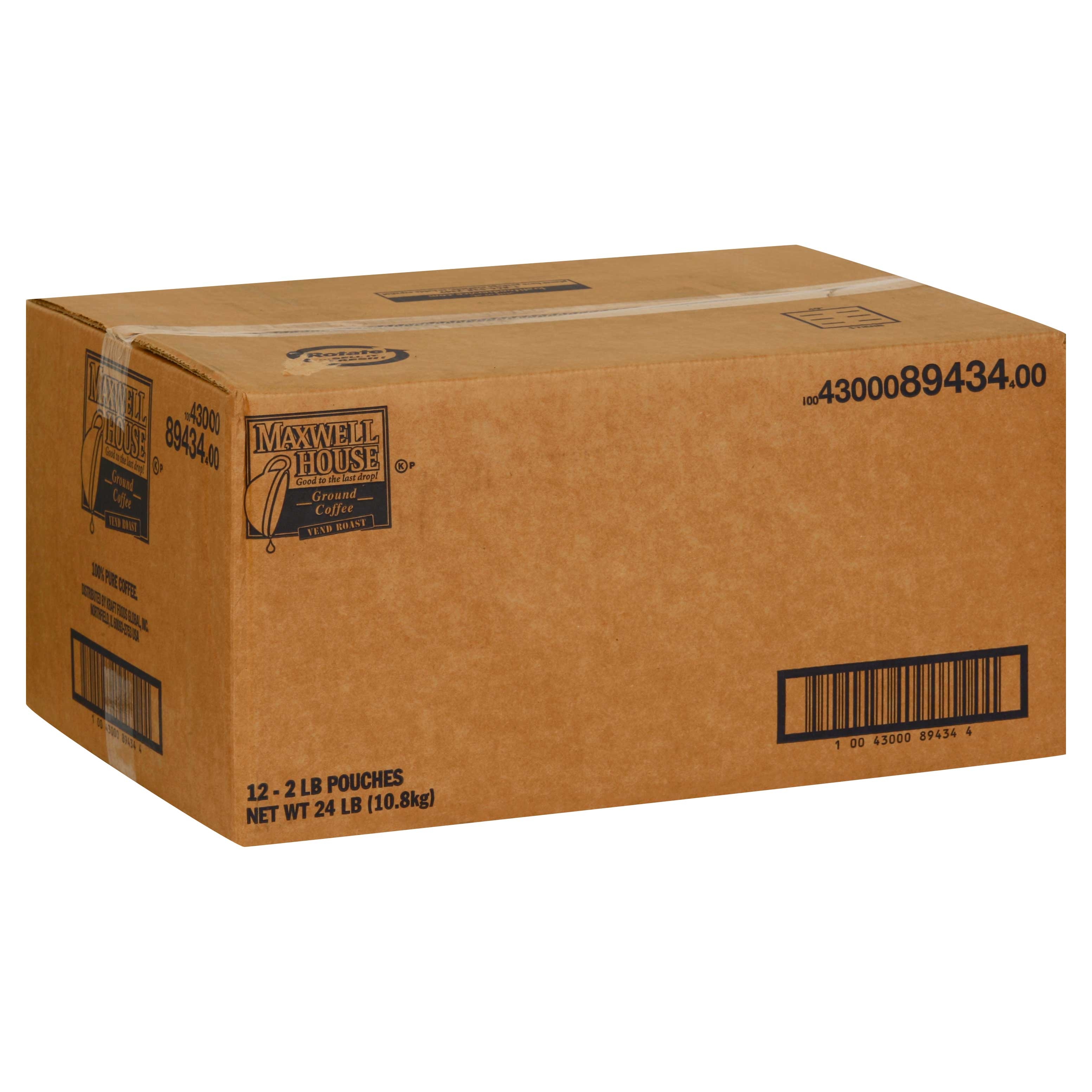 Maxwell House Ground Coffee, 24 Pound -- 1 each.