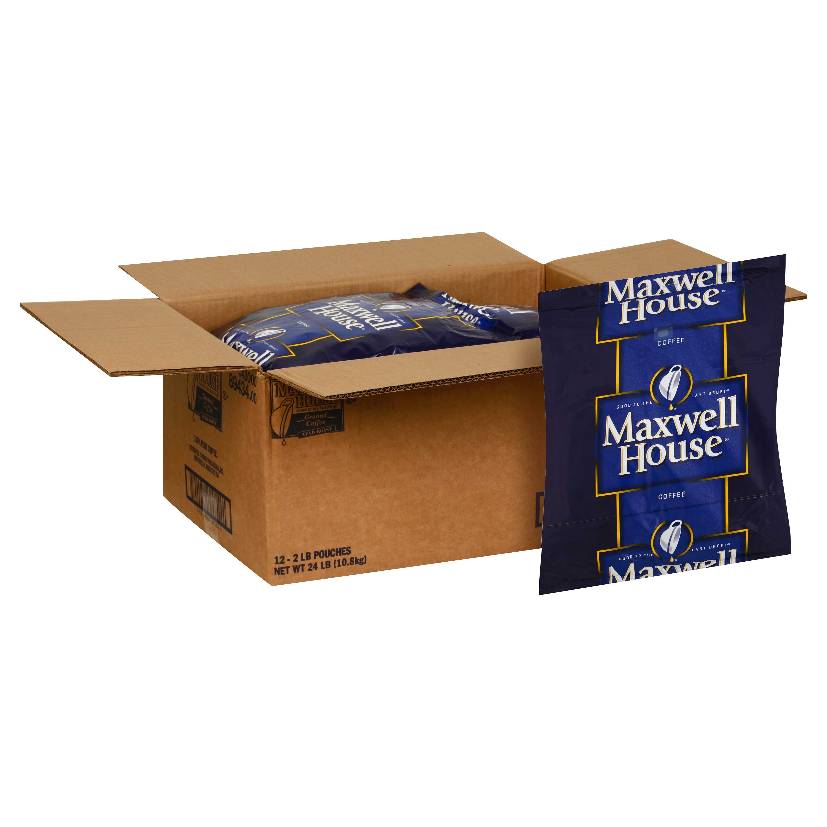 Maxwell House Ground Coffee, 24 Pound -- 1 each.