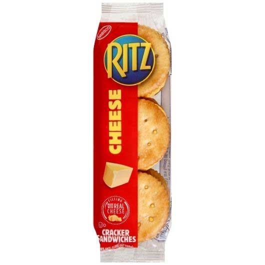 Nabisco Ritz Cheese Cracker Sandwich, 1.35 Ounce -- 112 per case
