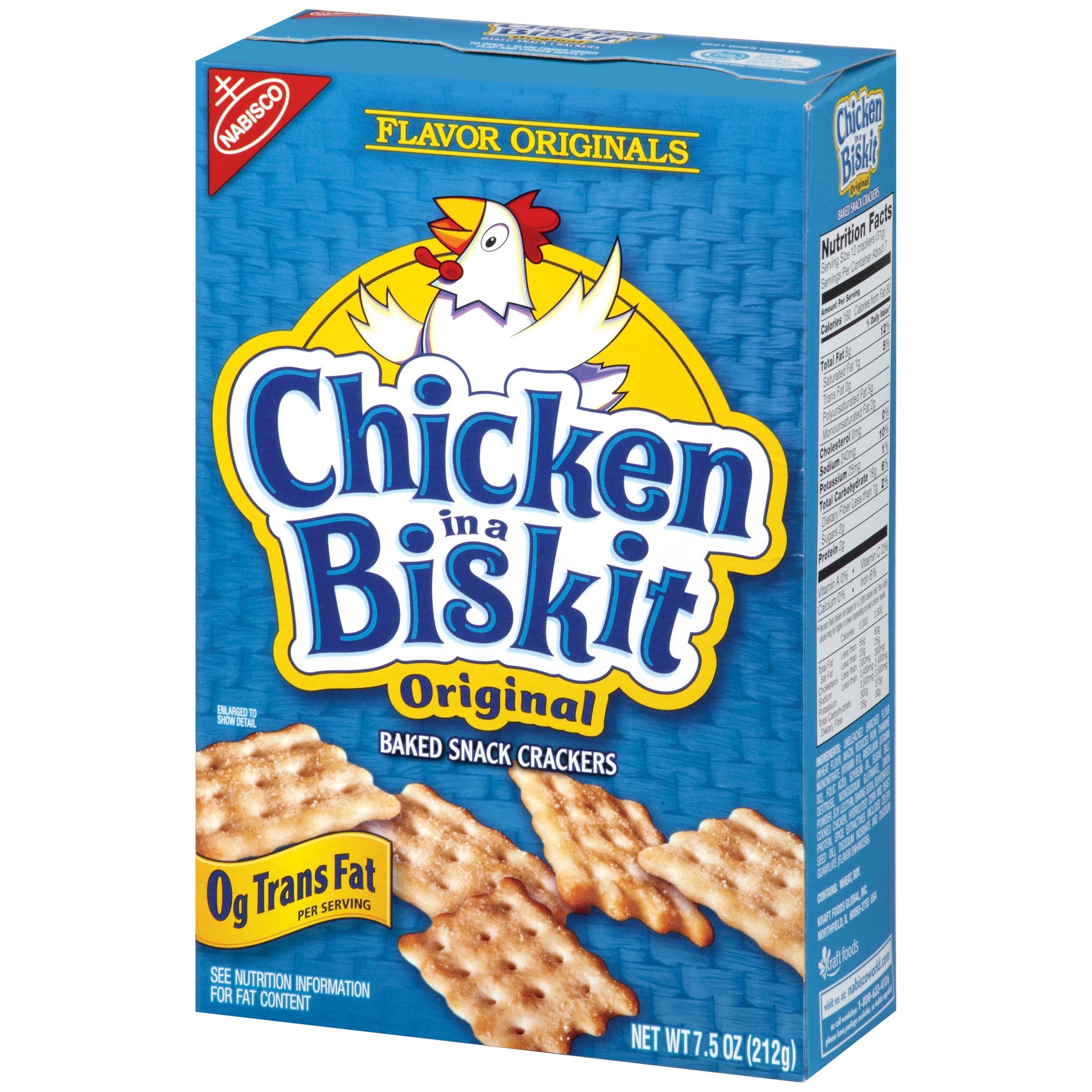 Chicken in a Biskit Original Crackers, 7.5 Ounce -- 6 per case