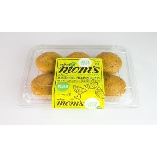Abes Moms Gluten Free Lemon Poppy Muffin, 5 Ounce -- 12 per case