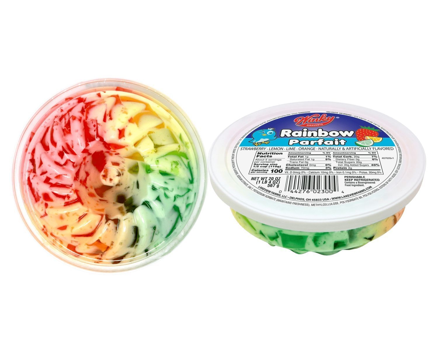 Winky Parfait Salad Fruit Salad, 20 Ounce -- 6 per case