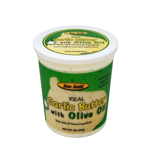 Sea Gold Garlic Butter with Olive Oil, 29 Ounce -- 6 per case