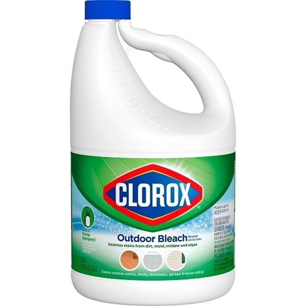 Clorox Outdoor Bleach for Cleaning, 121 Ounce Bottle - 3 per case