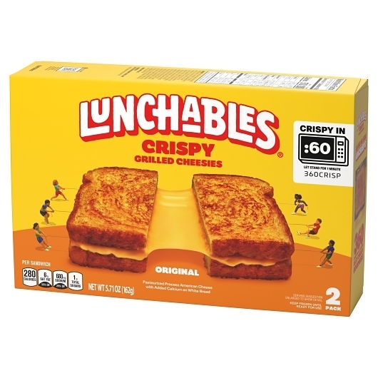 Lunchables Crispy Grilled American Cheese Sandwich, 5.71 Ounce -- 6 per case