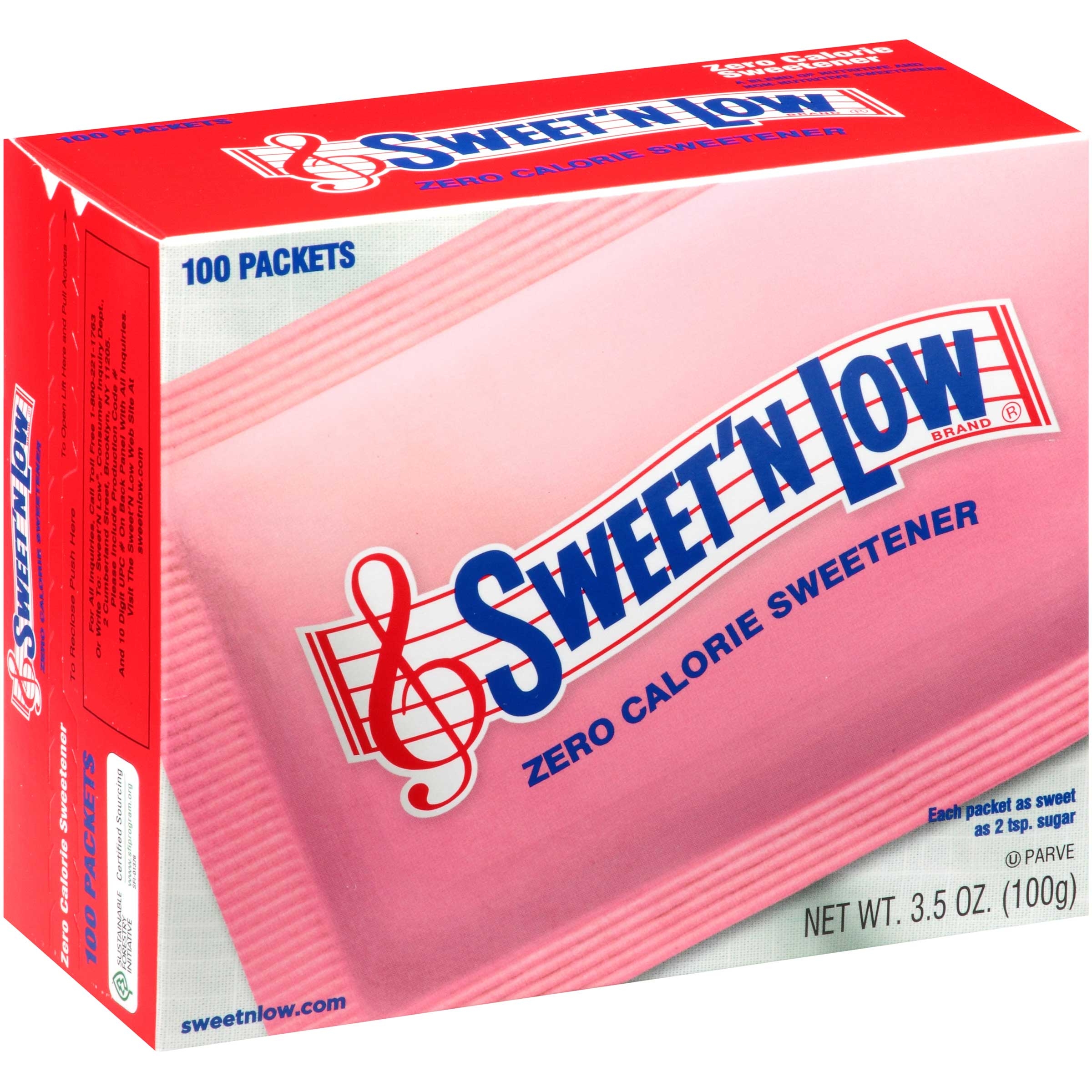 Sweet N Low Sugar Substitute, 100 Count -- 12 Per Case