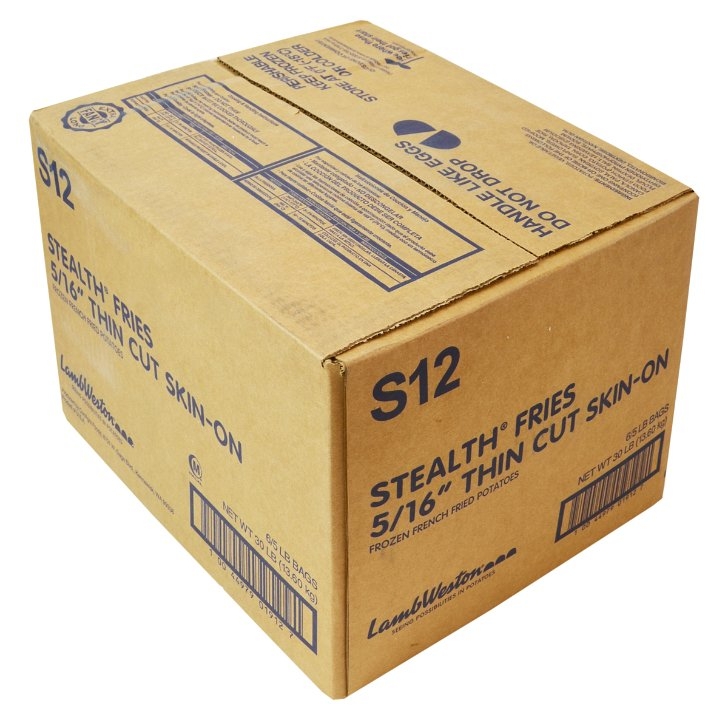 Lamb Weston Stealth Natural Thin Regular Cut French Fry, 5 Pound -- 6 per case.
