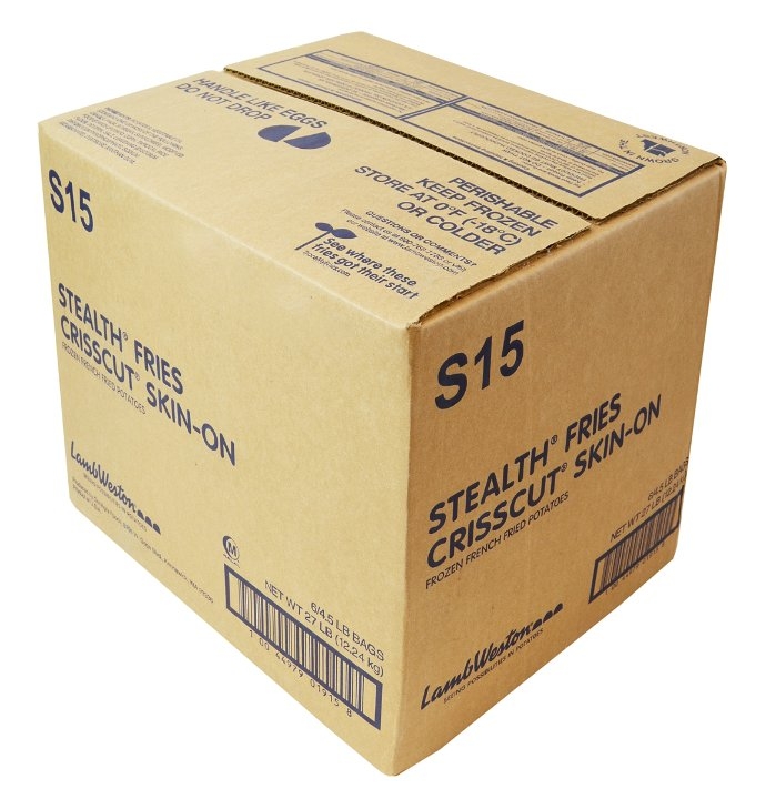 Stealth Fries Natural Crisscut Potato Fry, 4.5 pound -- 6 per case