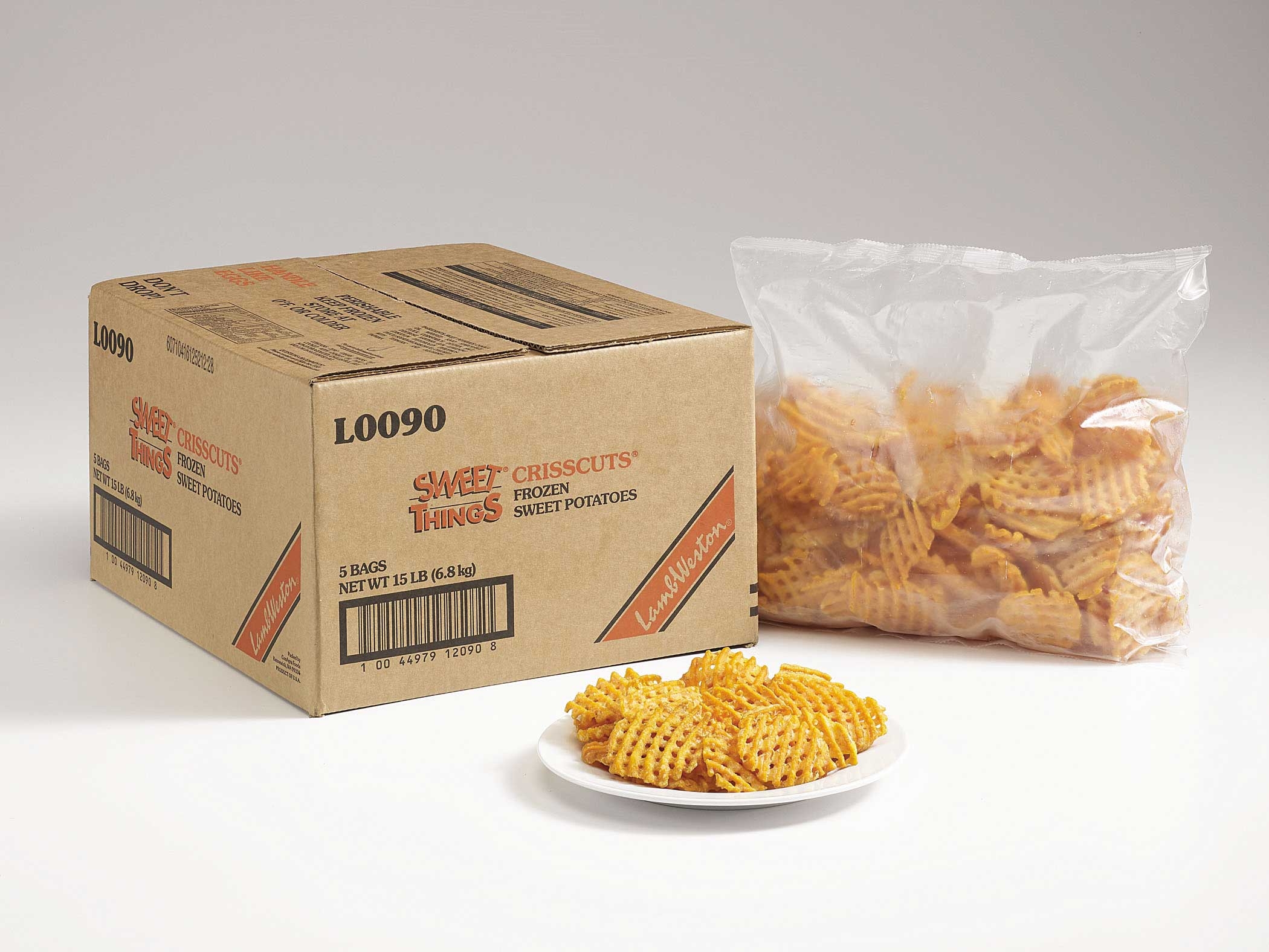 Sweet Things Sweet Potato CrissCut Fry, 3 Pound -- 5 per case.