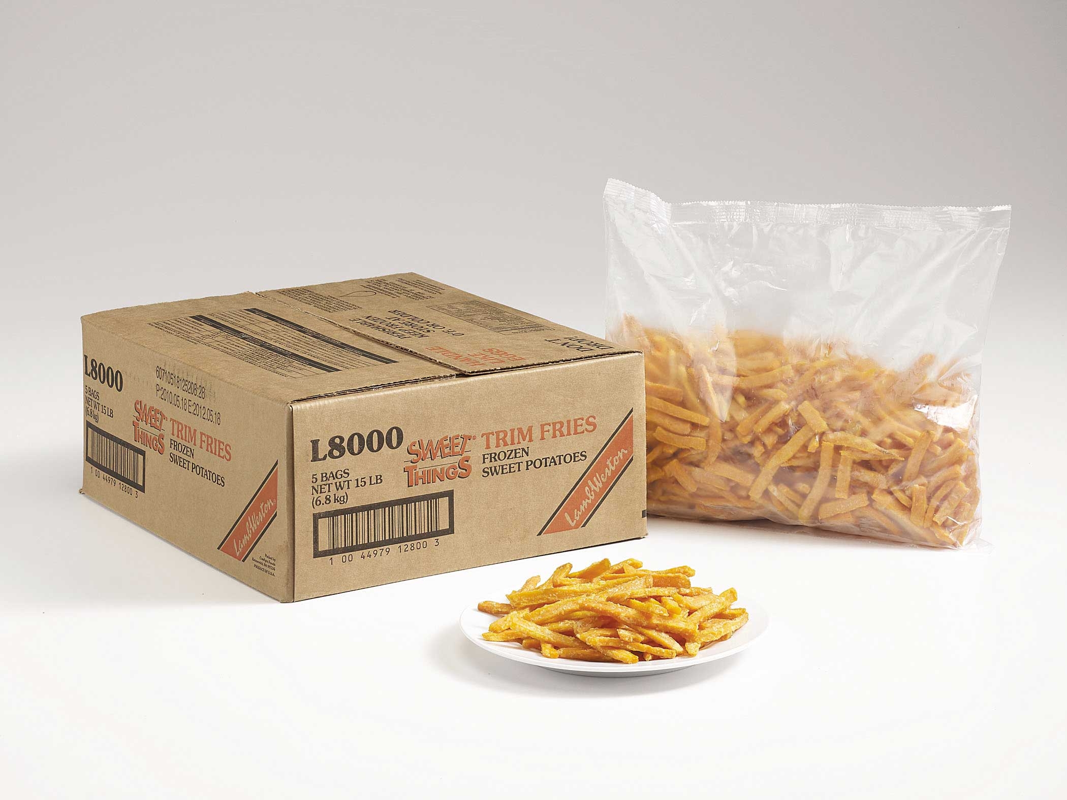 Lamb Weston Sweet Things Julienne Potato Trim Fry Snack, 2.5 Pound -- 6 per case.