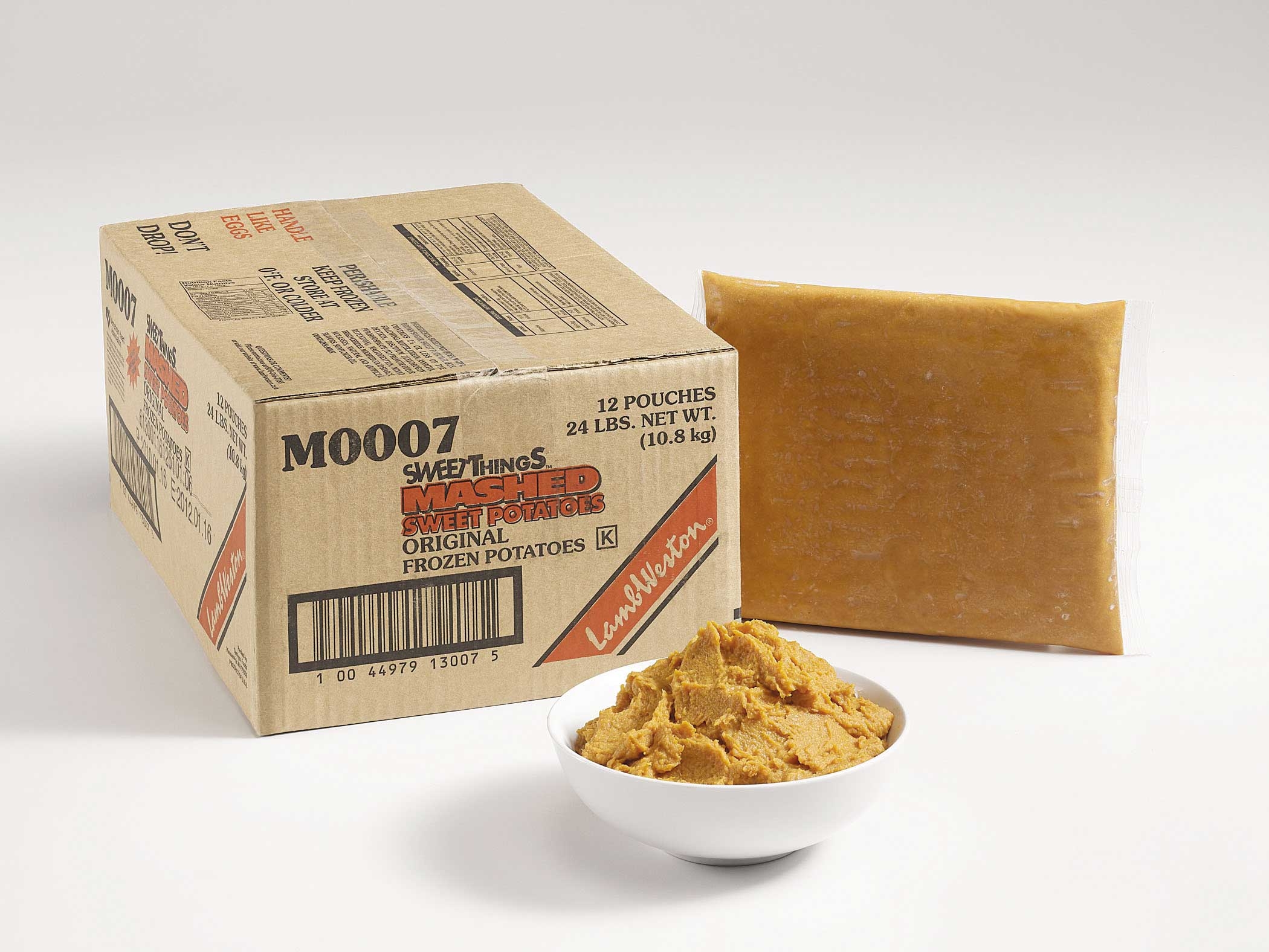 Lamb Weston Supreme Sweet Things Mashed Potato, 2 Pound -- 12 per case.