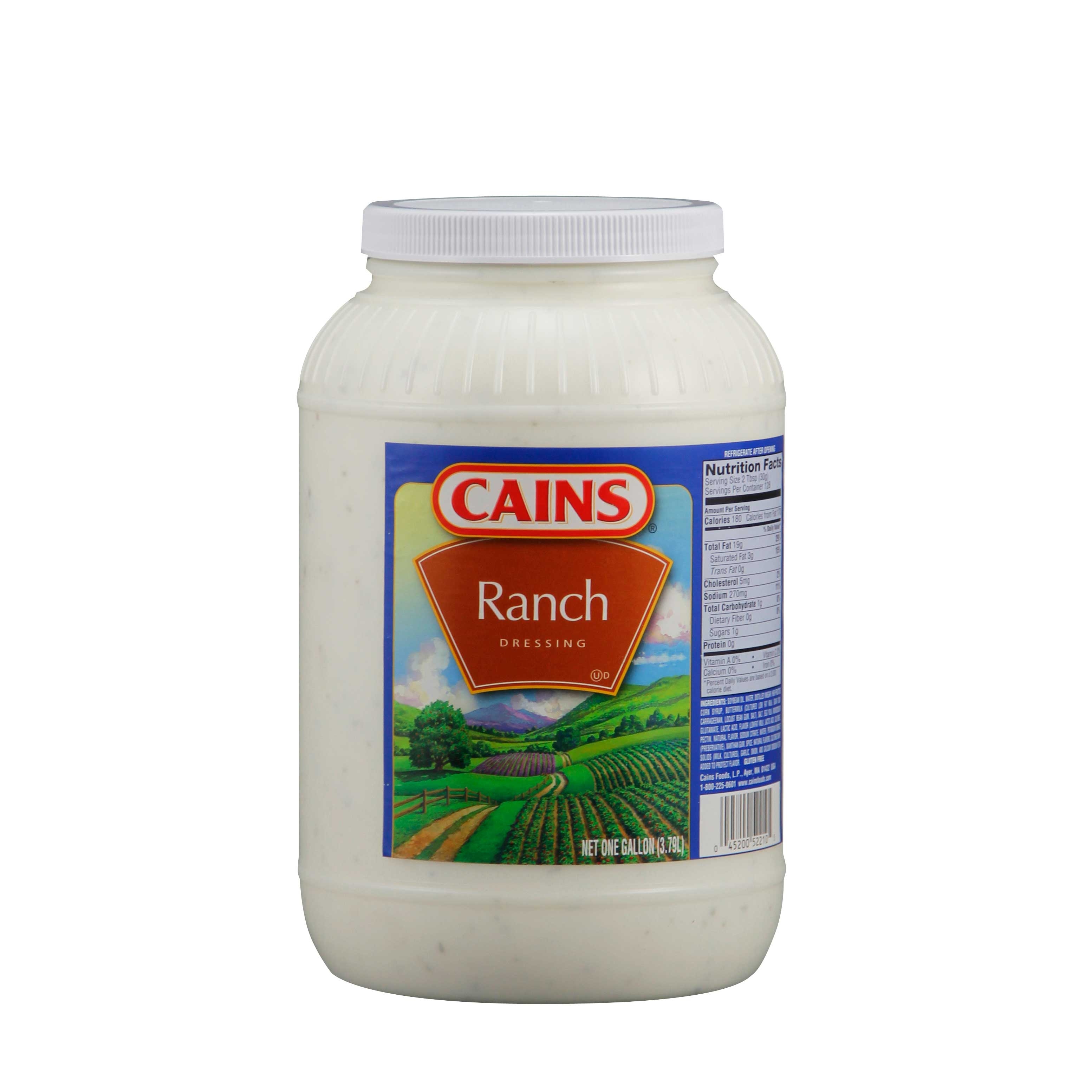 Cains Ranch Dressing, 1 Gallon -- 4 per case.