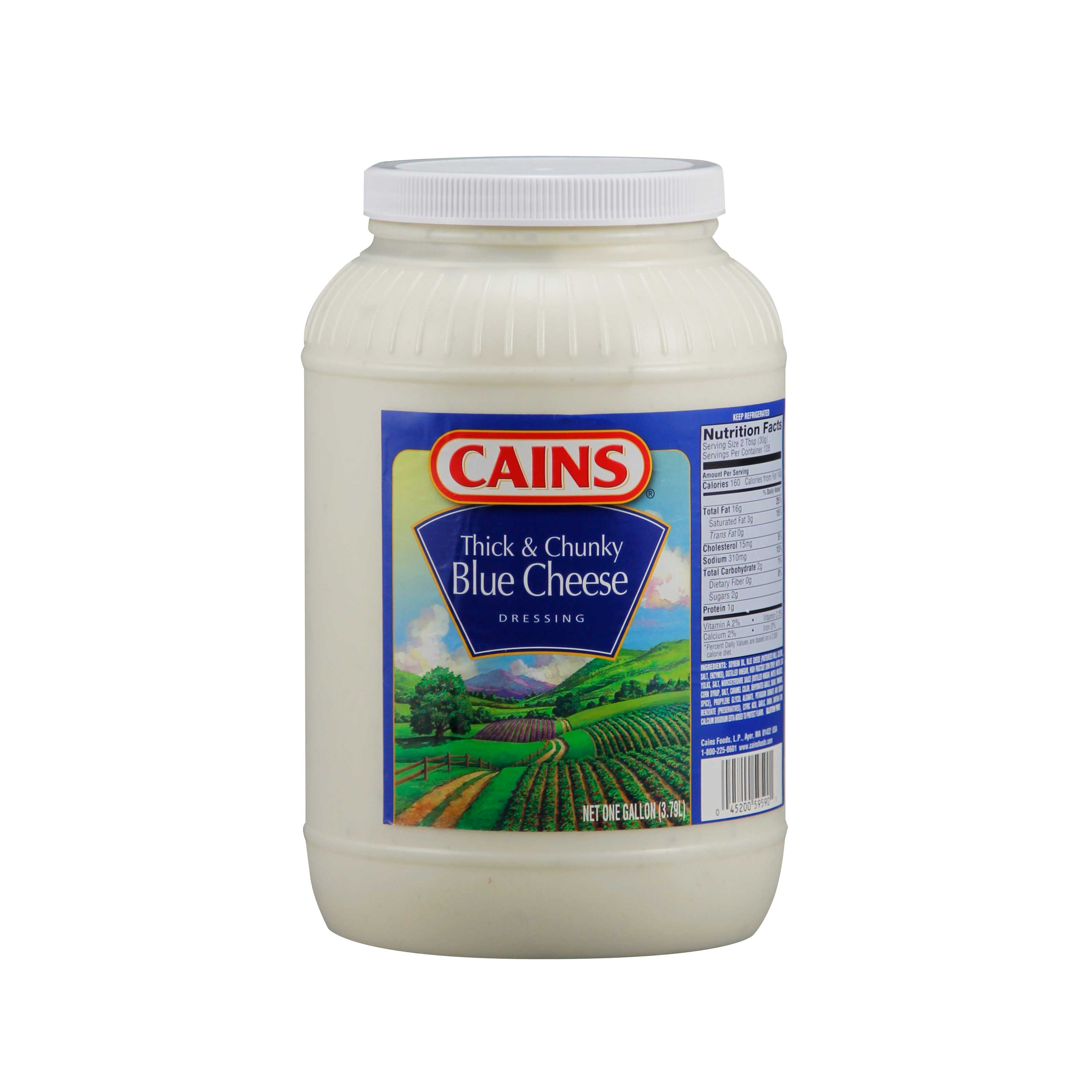Cains Chunky Bleu Cheese Dressing, 1 Gallon -- 4 per case.