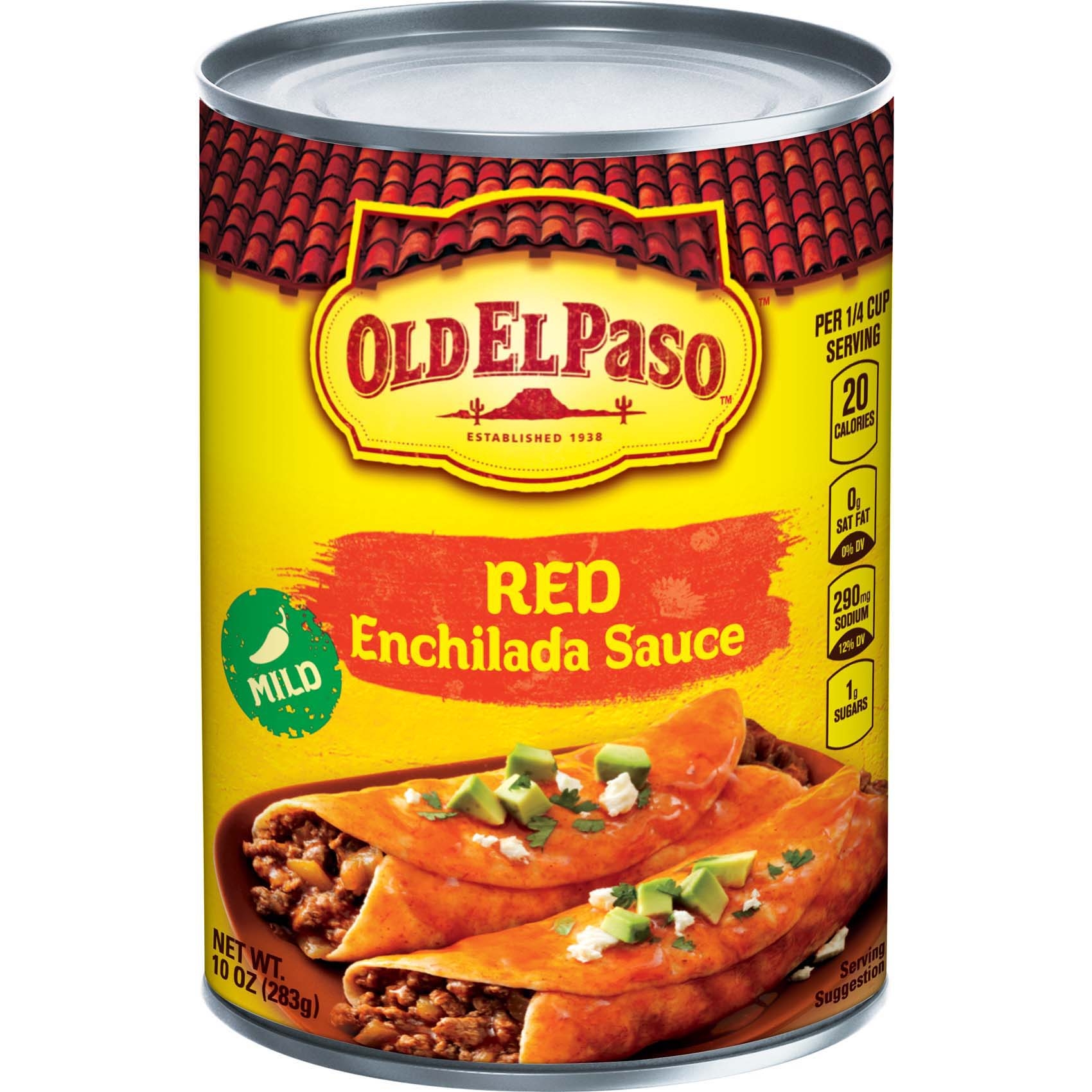 Old El Paso Mild Red Enchilada Sauce, 10 Ounce -- 12 per case.
