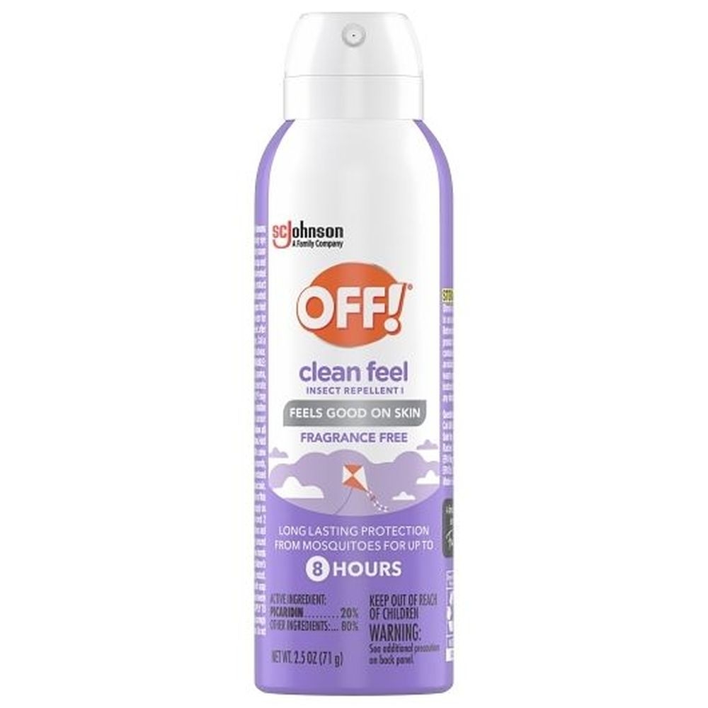 Off Clean Feel Fragrance Free Insect Repellent, 2.5 Ounce -- 12 per case
