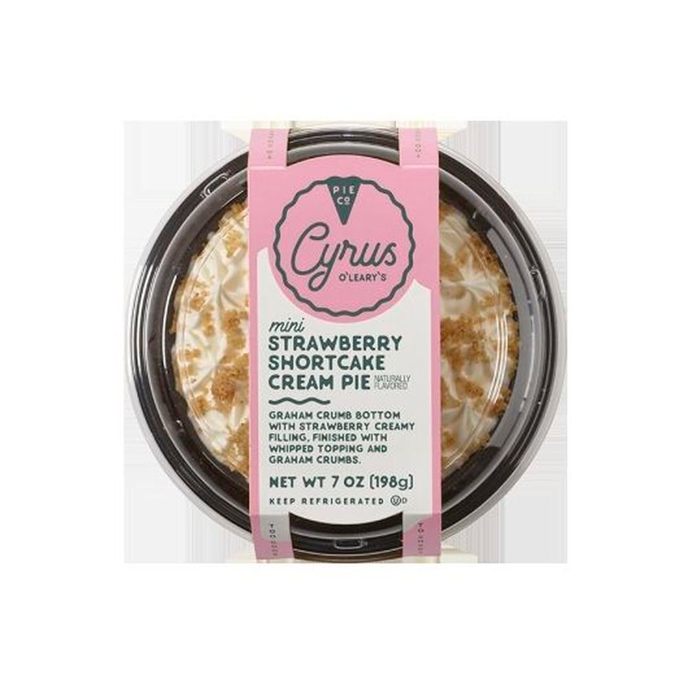 Cyrus Olearys Mini Strawberry Shortcake Cream Pie, 0.44 Pound -- 8 per case