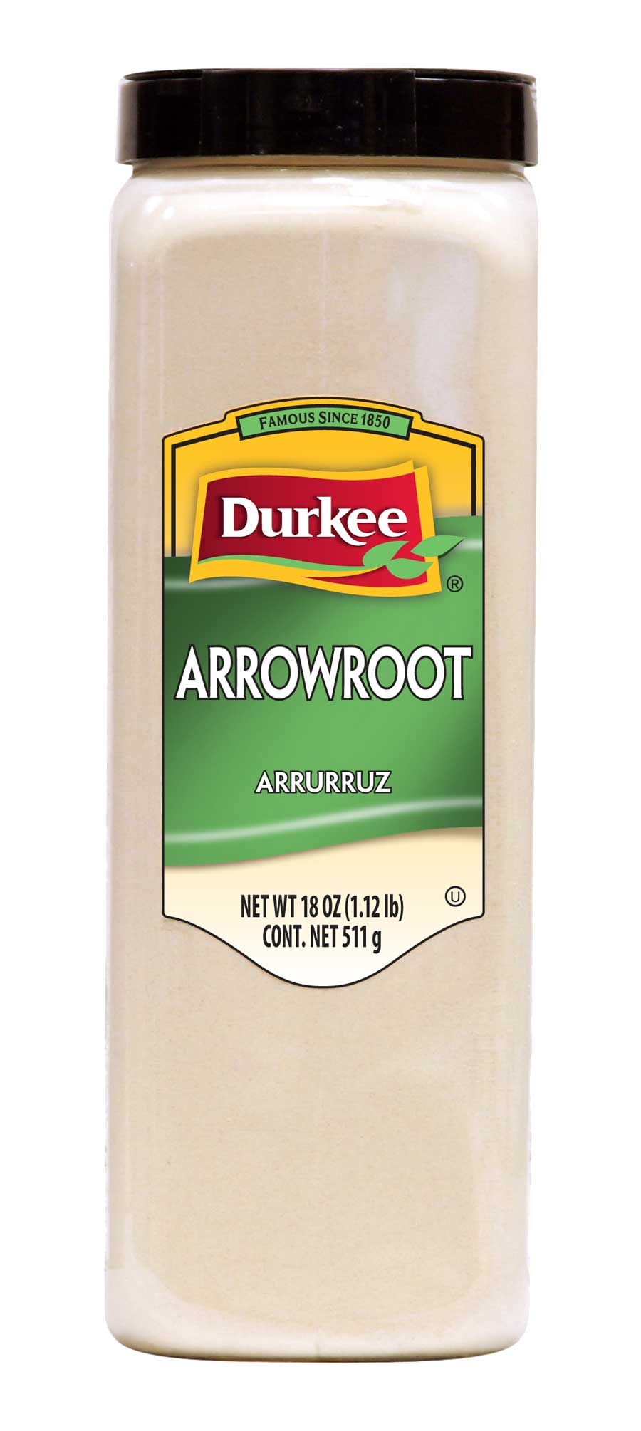 Durkee Arrowroot - 18 oz. container, 6 per case