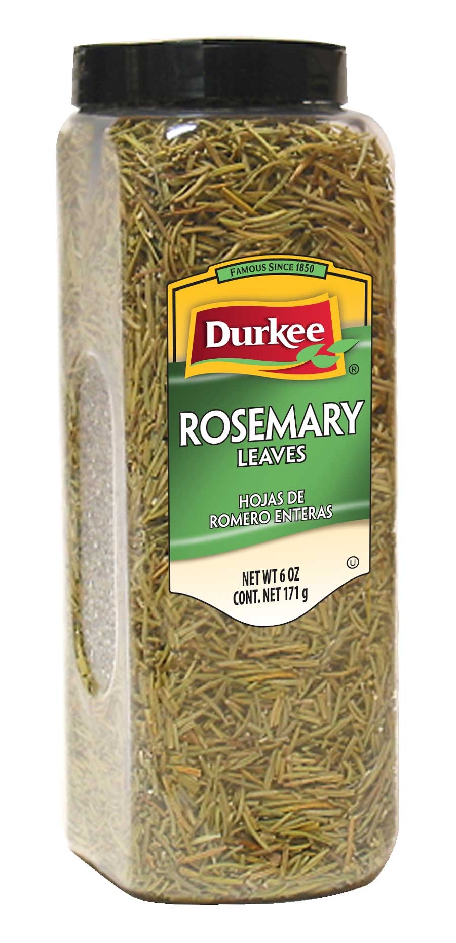Durkee Rosemary Leaves - 6 oz. container, 6 per case