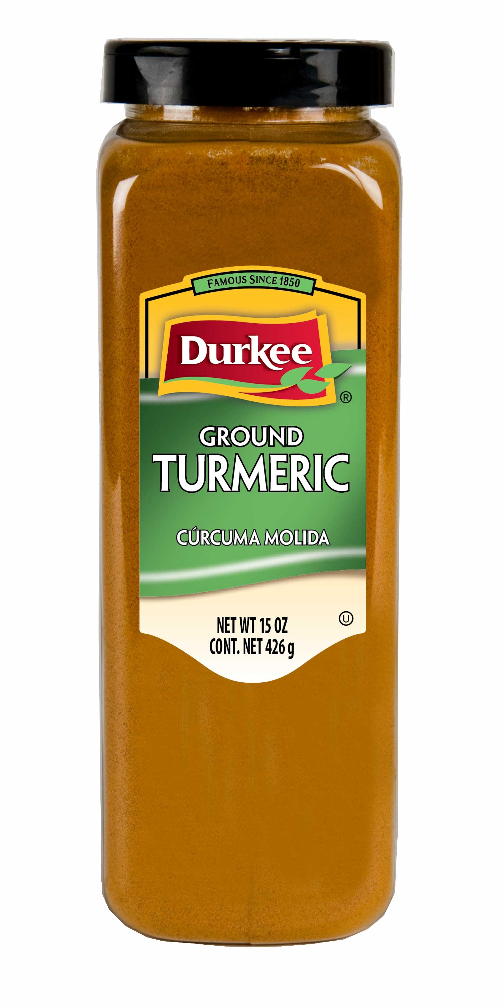 Durkee Ground Turmeric - 15 oz. container, 6 per case